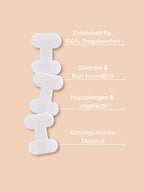 Munta Mundpflaster freigestellt. Hypoallergene Bambusseiden Tapes für Mouth Taping.