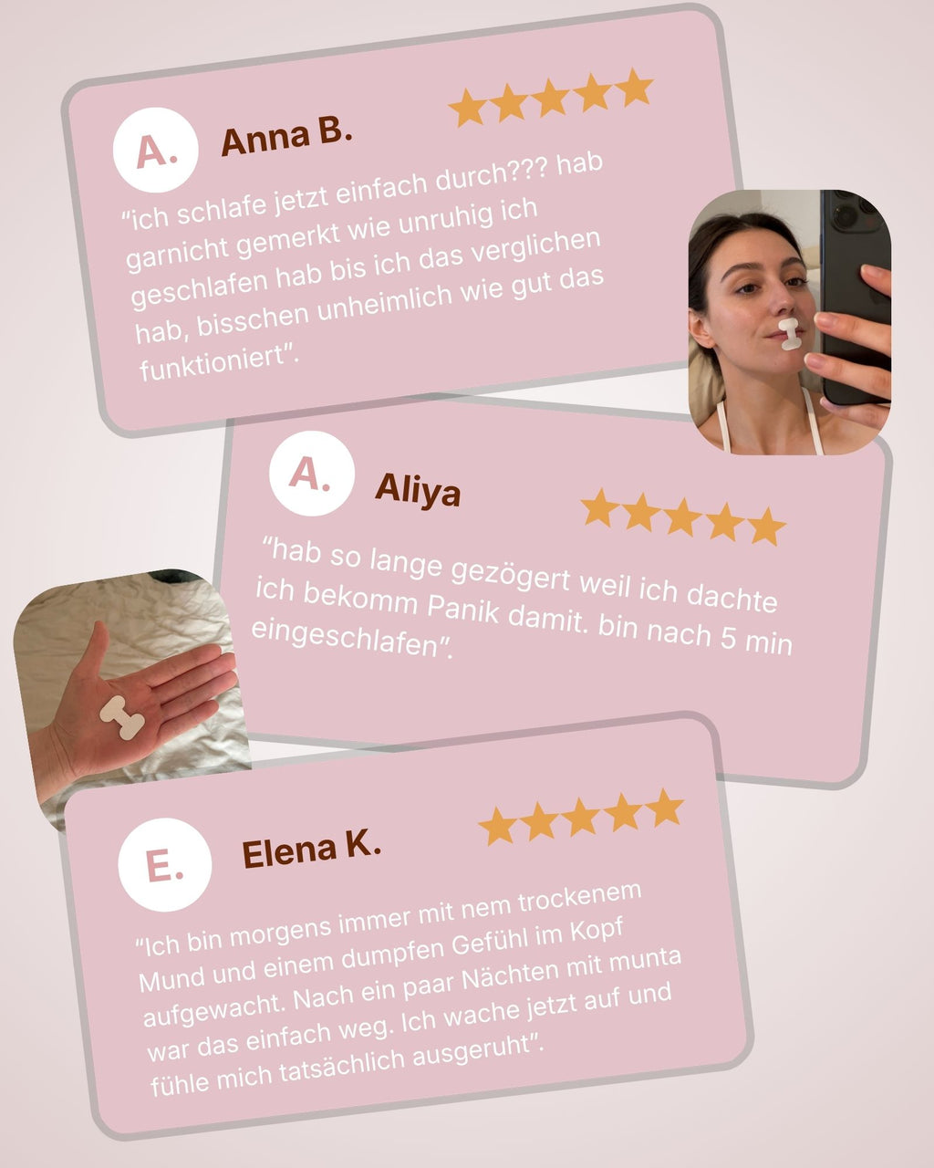 Munta Kundenbewertung. Erfahrung mit Mouth Taping oder Mundpflaster.